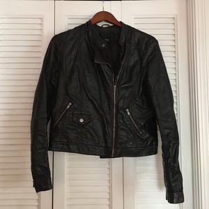 Brown Pleather Jacket