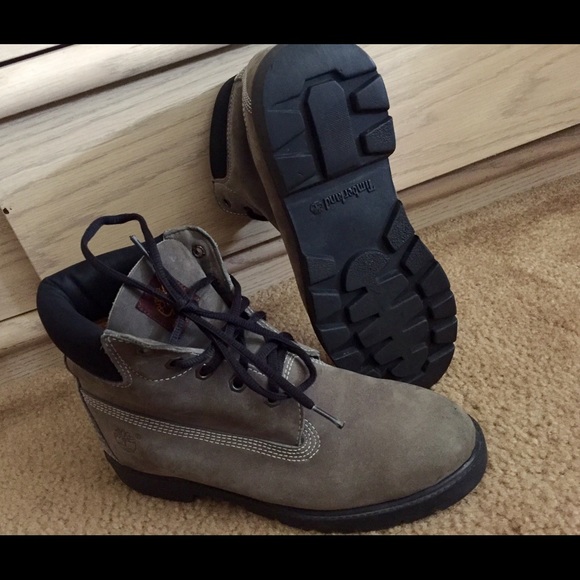 Gray Timberland waterproof boots!