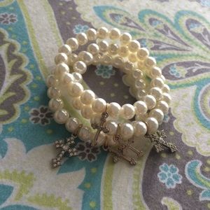 pearl bracelet bunch