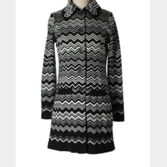 Chevron Missoni sweater jacket
