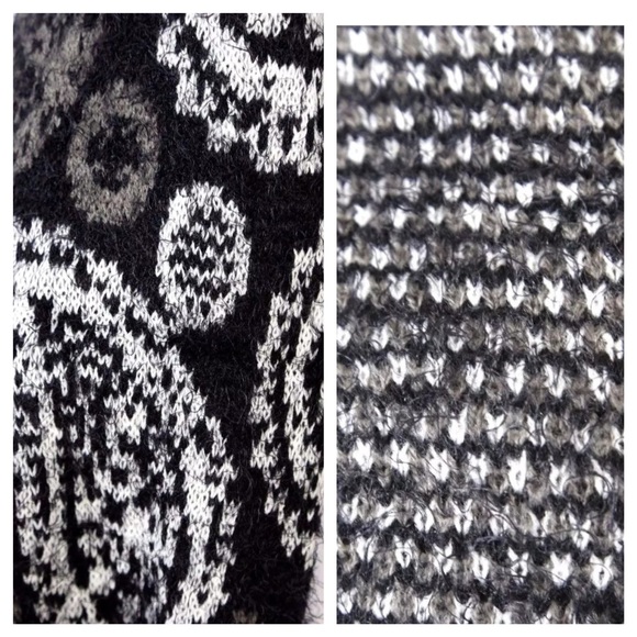 Reversible Black Paisley Scarf - Picture 3 of 4