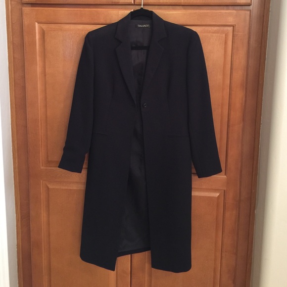 Dress length suit blazer (trench coat length)