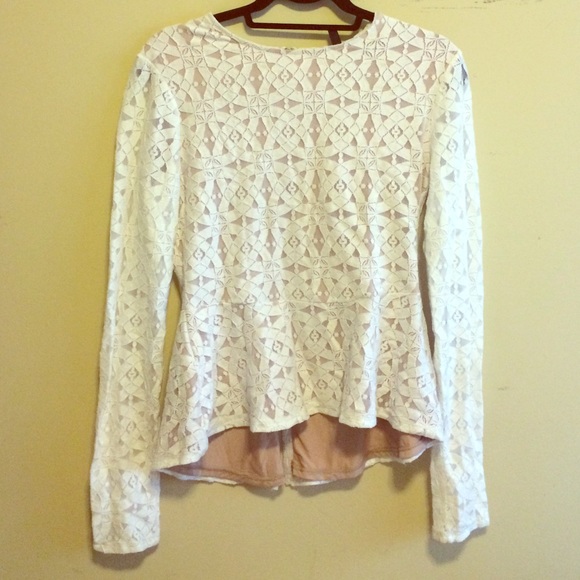 BCBG Estelle Peplum Top