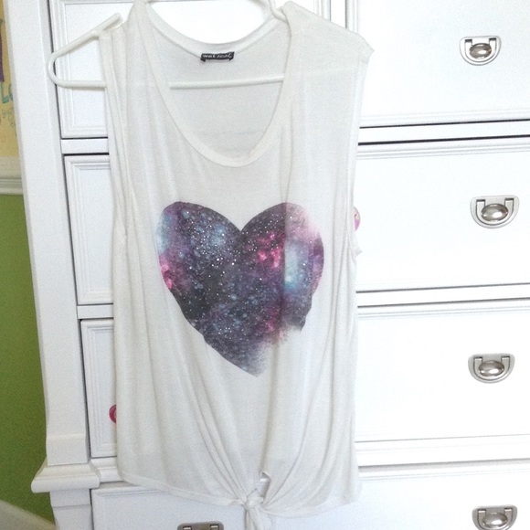 Galaxy Heart Shirt Tank
