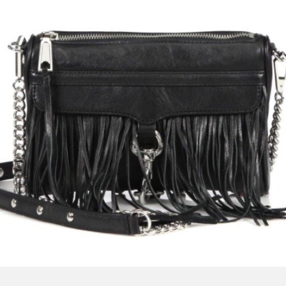 Rebecca Minkoff Handbags - Rebeccs minkoff leather fringe bag