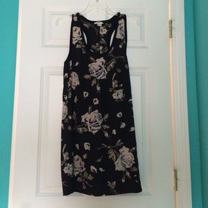 Black Floral Joie Racerback Dress