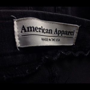 American Apparel Black Easy Jeans