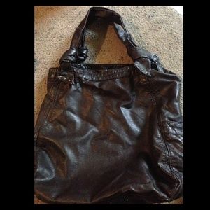 converse leather purse