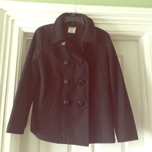 Adorable Black Pea Coat