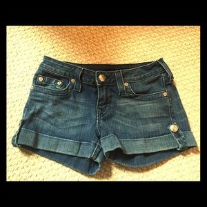 True Religion Jess Denim Shorts
