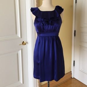 Tibi 💙 100% Silk royal blue dress