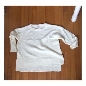 Boxy knit sweater