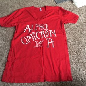 Alpha Omicron Pi Red Tshirt