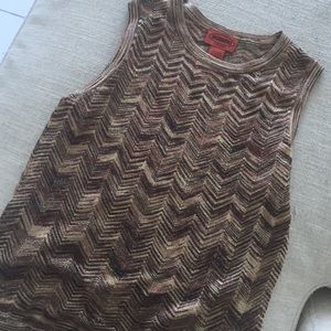 Missoni for target sleeveless tank