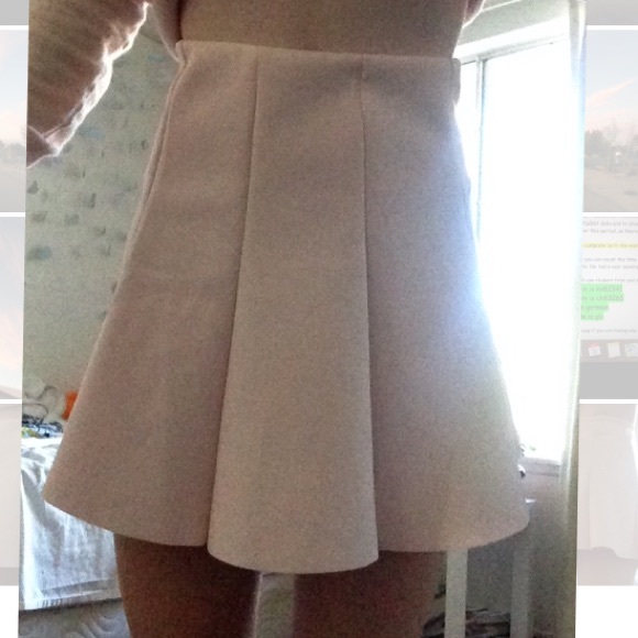 Baby Pink Skater Skirt - Picture 3 of 4