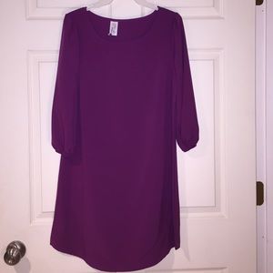 🎁 Free Gift 🎁  Royal Purple Shift Dress