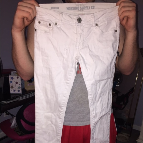 white jeans