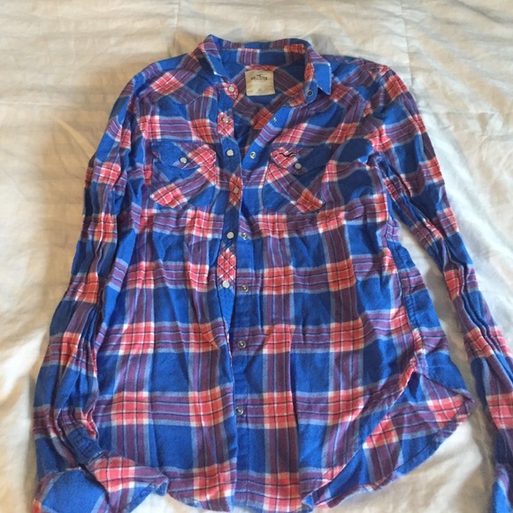 Hollister plaid shirt