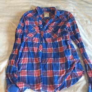 Hollister plaid shirt