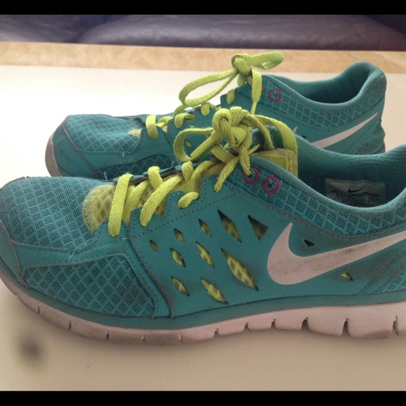 Nike free run 5.0 Mint green