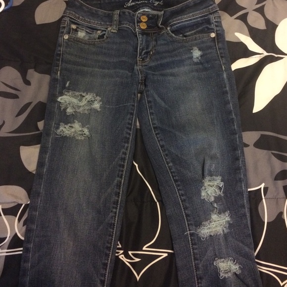 Jeans  only worn once size 0 skinny stretch - Picture 1 of 3