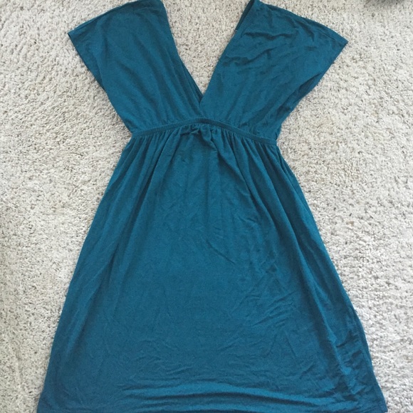 Teal Jersey Dress