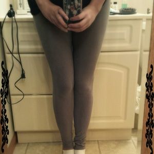 Gray Full Leg Leggings