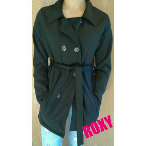 Roxy polyester peacoat