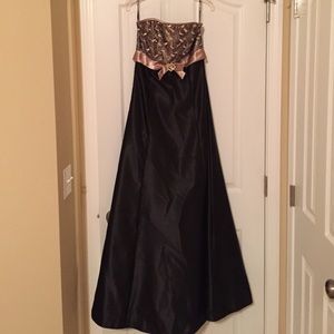 Floor length gown