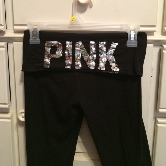 Victoria secret pink yoga capris