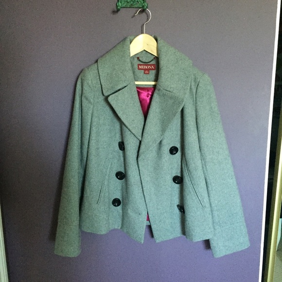 Grey Peacoat