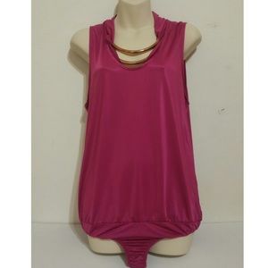 Onesie-Style Classy Sleeveless Bodysuit Top