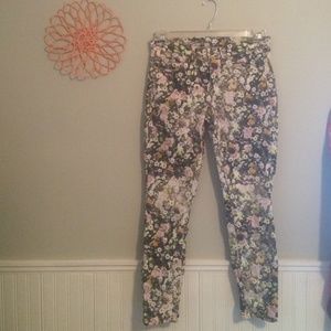 Madewell Floral Jeans