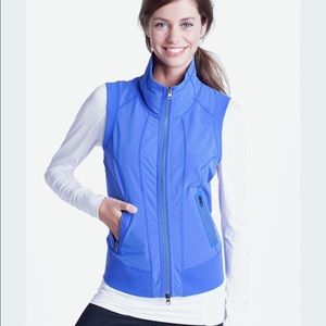 Zella Lilac Emily Zip Front Vest