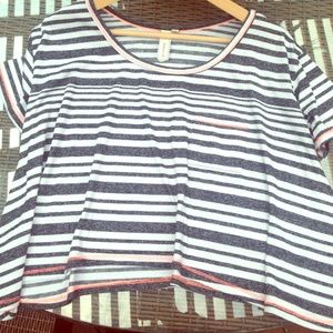 Striped Flowy Cotton On top