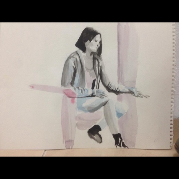 Watercolor custom art