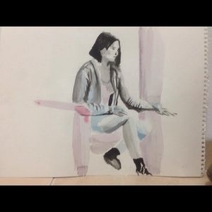 Watercolor custom art