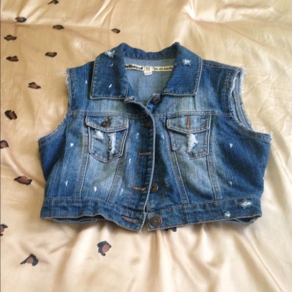 Blue jean vest!
