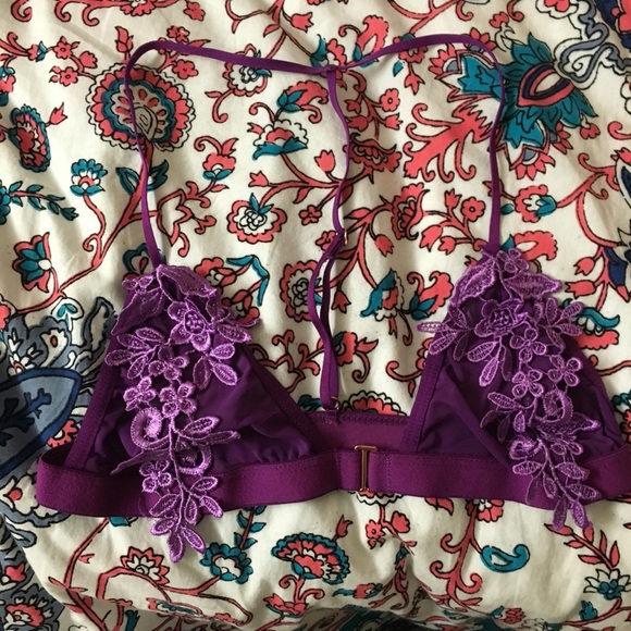 Urban Floral Appliqué bralette