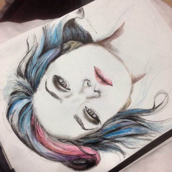 Mixed media illustrations