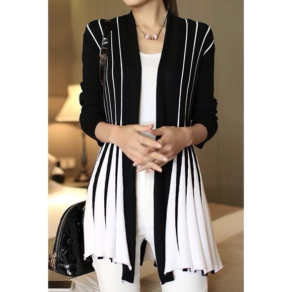 Stylish women's long sleeve cardigan