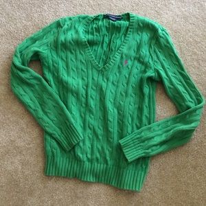Green sweater