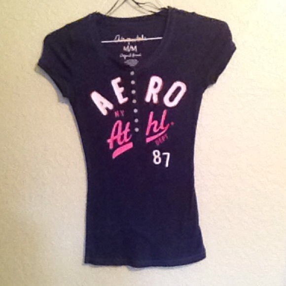 Medium Aero Classic Logo Ribbed Women's Button-up