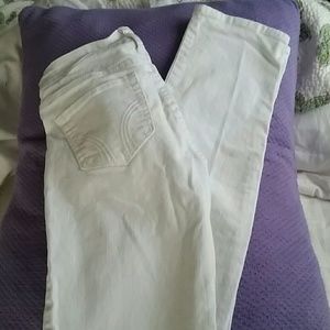 White hollister jeans