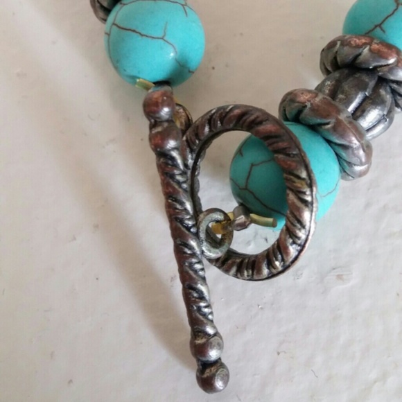 Hand crafted New Mexico turquoise bracelet