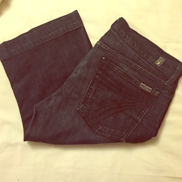 Wide leg capris