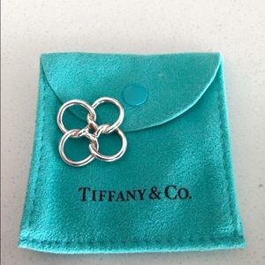 Tiffany & Co Sterling Silver Flower Pendant