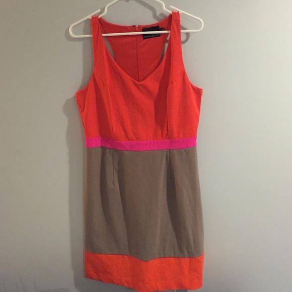 Cynthia Rowley Color Block Cocktail Dress