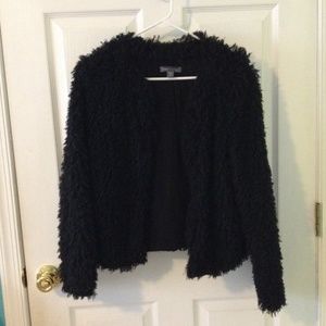 Black fuzzy jacket