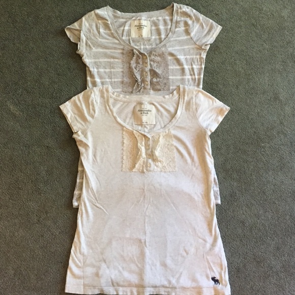 2 Abercrombie & Fitch shirts.